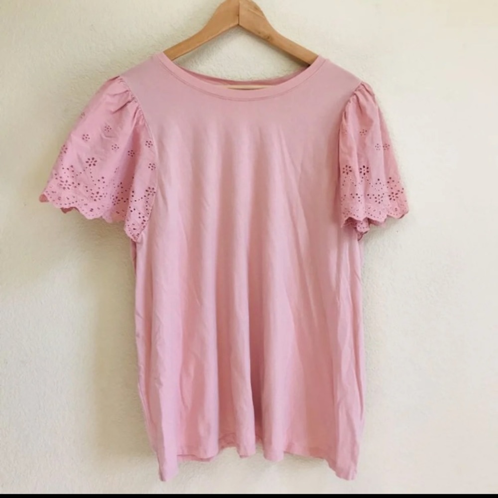 Flutter sleeve top 1X